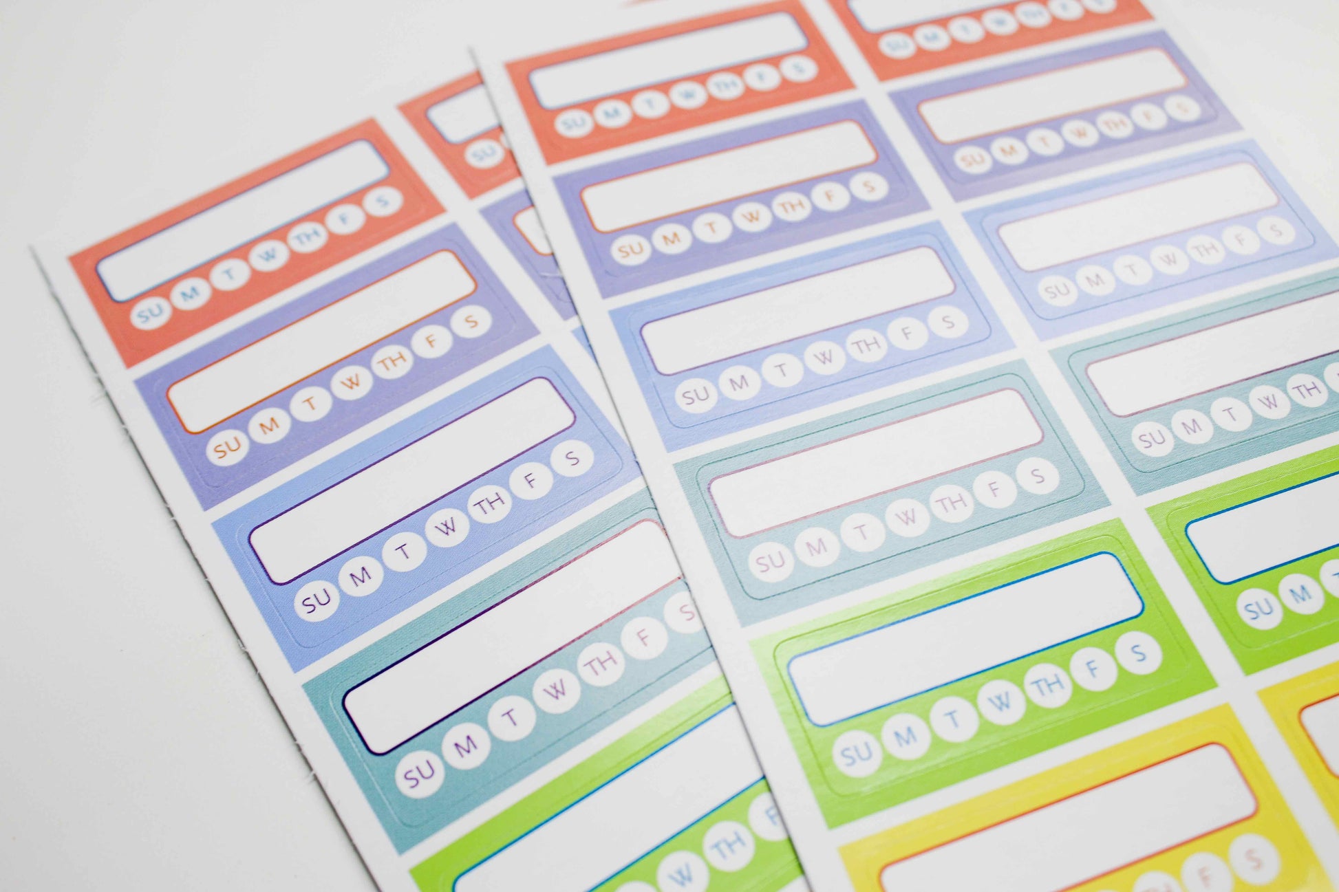 The ONE Book Weekly Habit Tracking Stickers