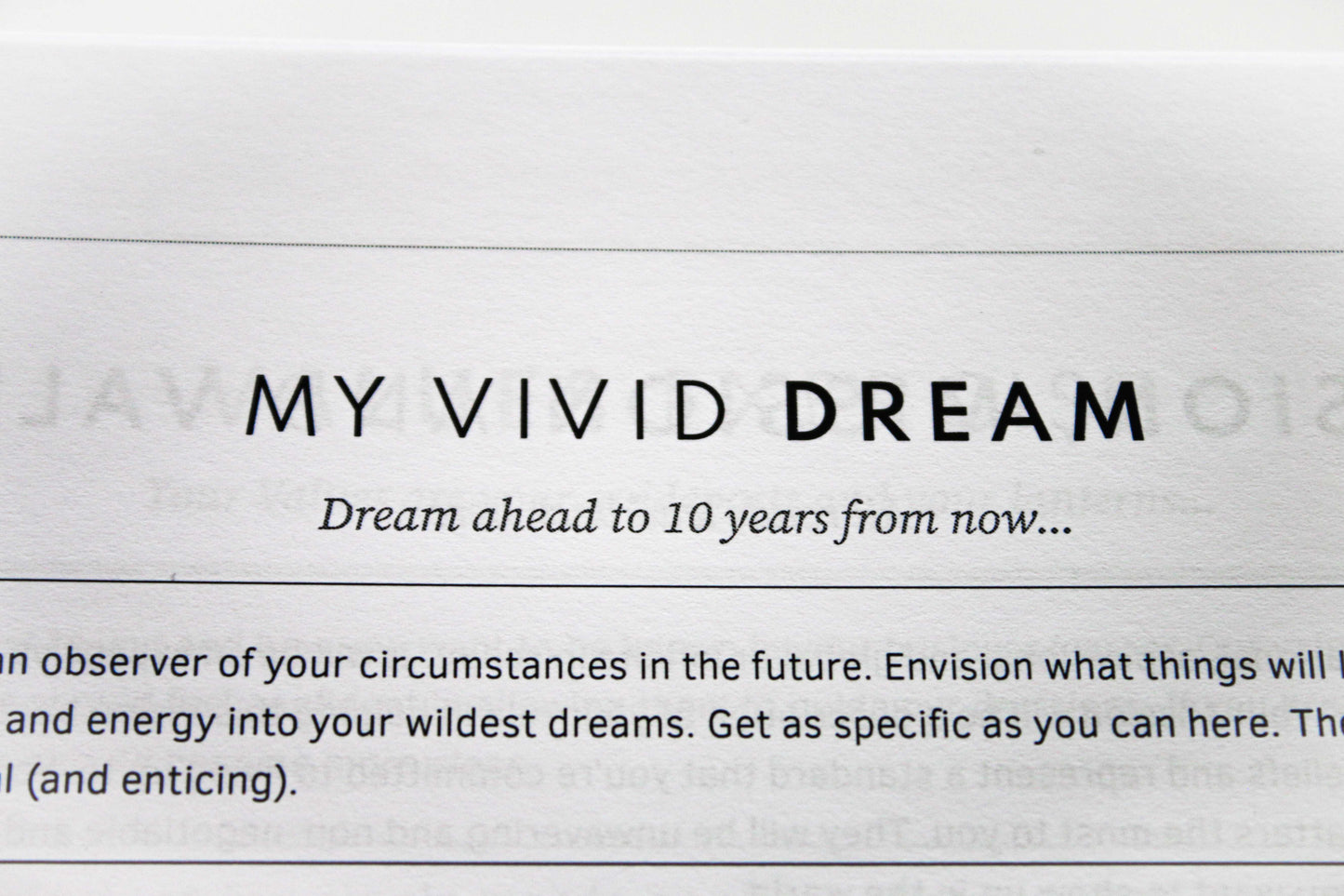 The ONE Book - My Vivid Dream