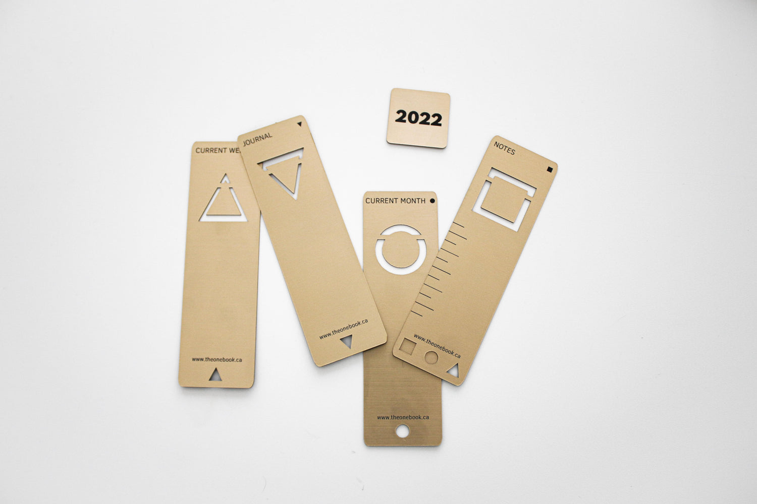 The ONE Book - Gold Engraved Bookmarks